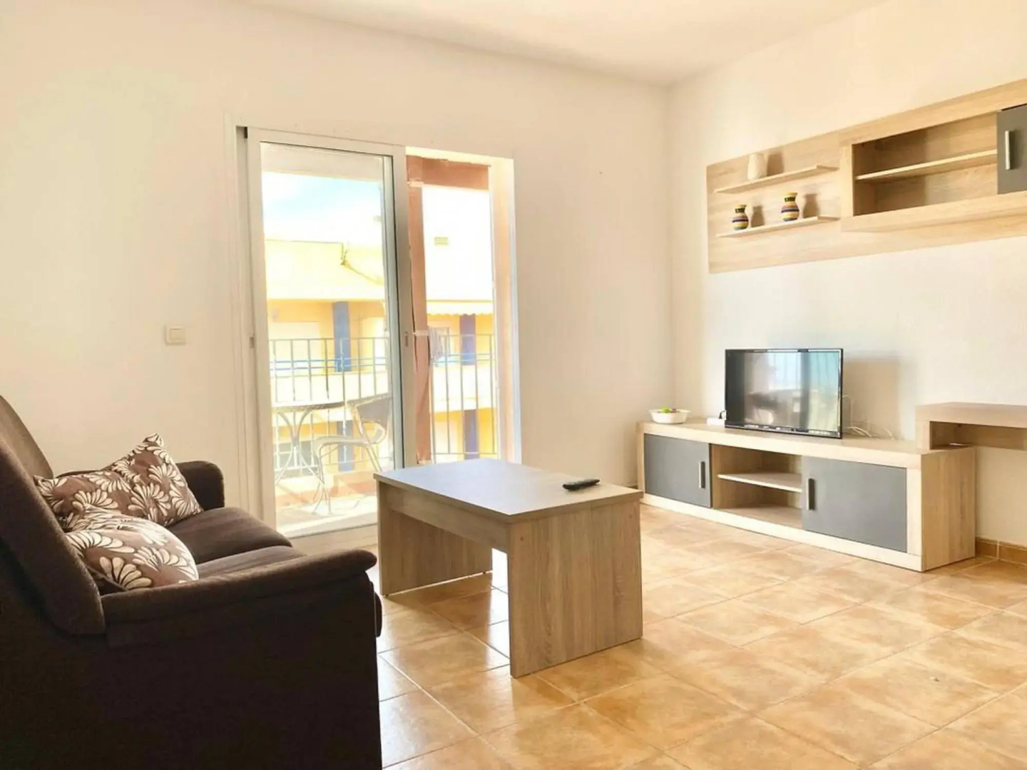 Spacious apartment in Villaricos with sea view