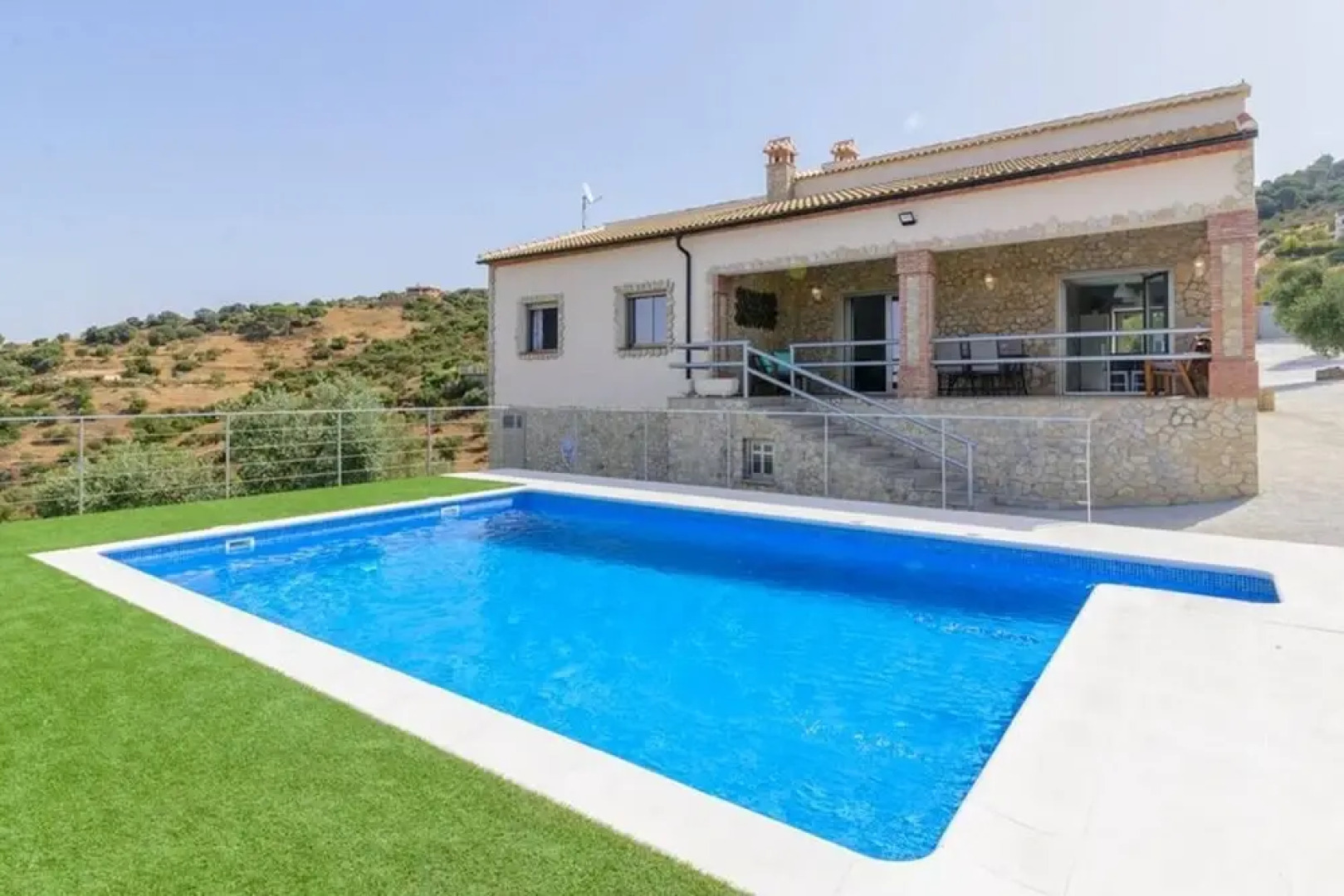 Villa With 3 Bedrooms in El Gastor, With Wonderful Lake View, Private Pool, Enclosed Garden