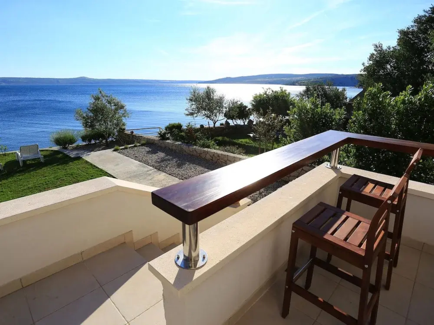 Unique Beach House With Beautiful Garden And Covered Terrace Offering Sea Views