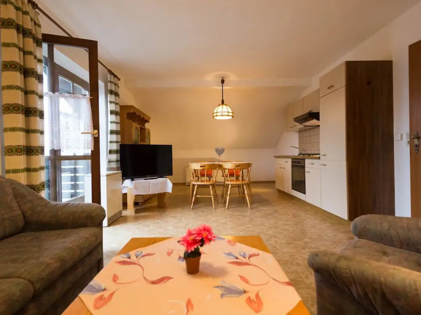 Apartment With Balcony and Oven, at a Nature Reserve Area