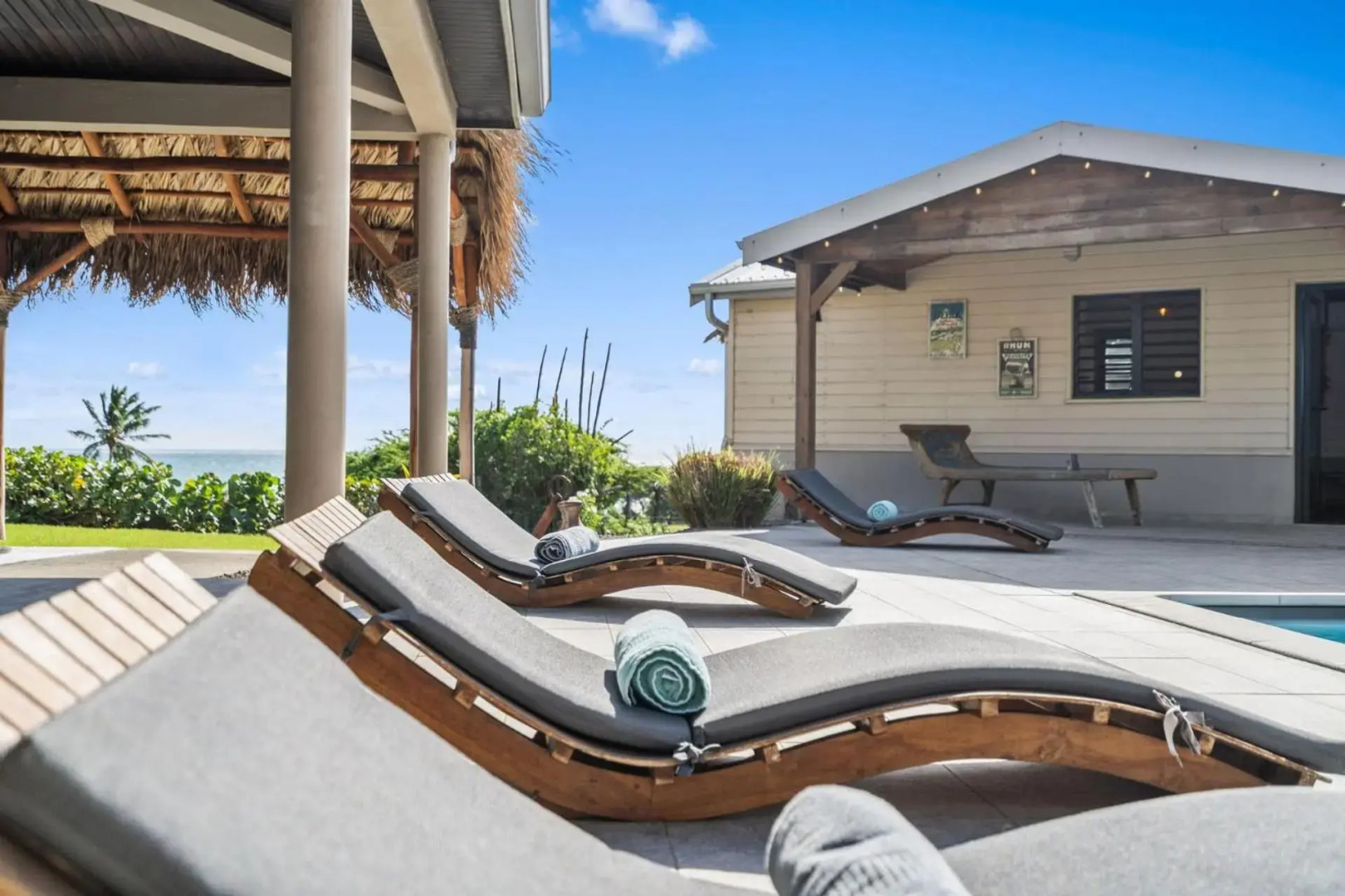 Villa Latitude 14.54 : 4 ch, piscine, vue mer, spot de kitesurf