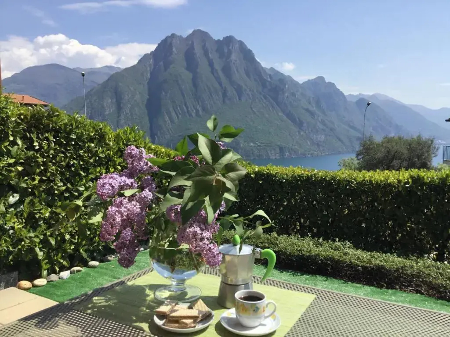 Irina’s house with view on like and swimming pool