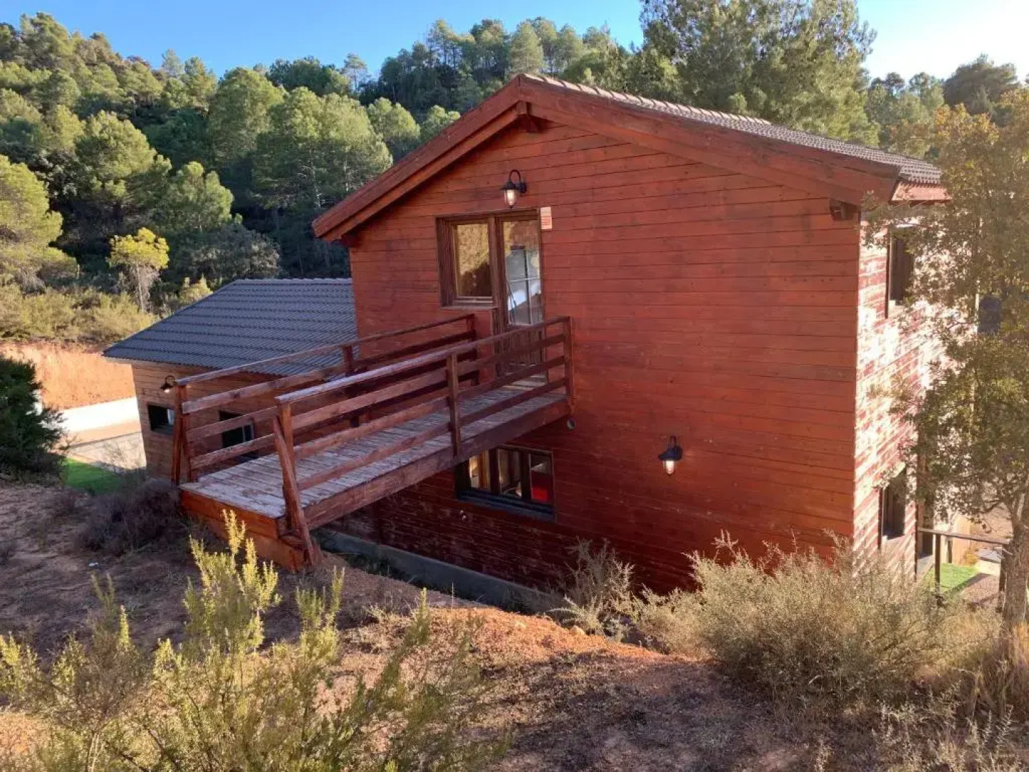 Casa de madera en Alto Tajo