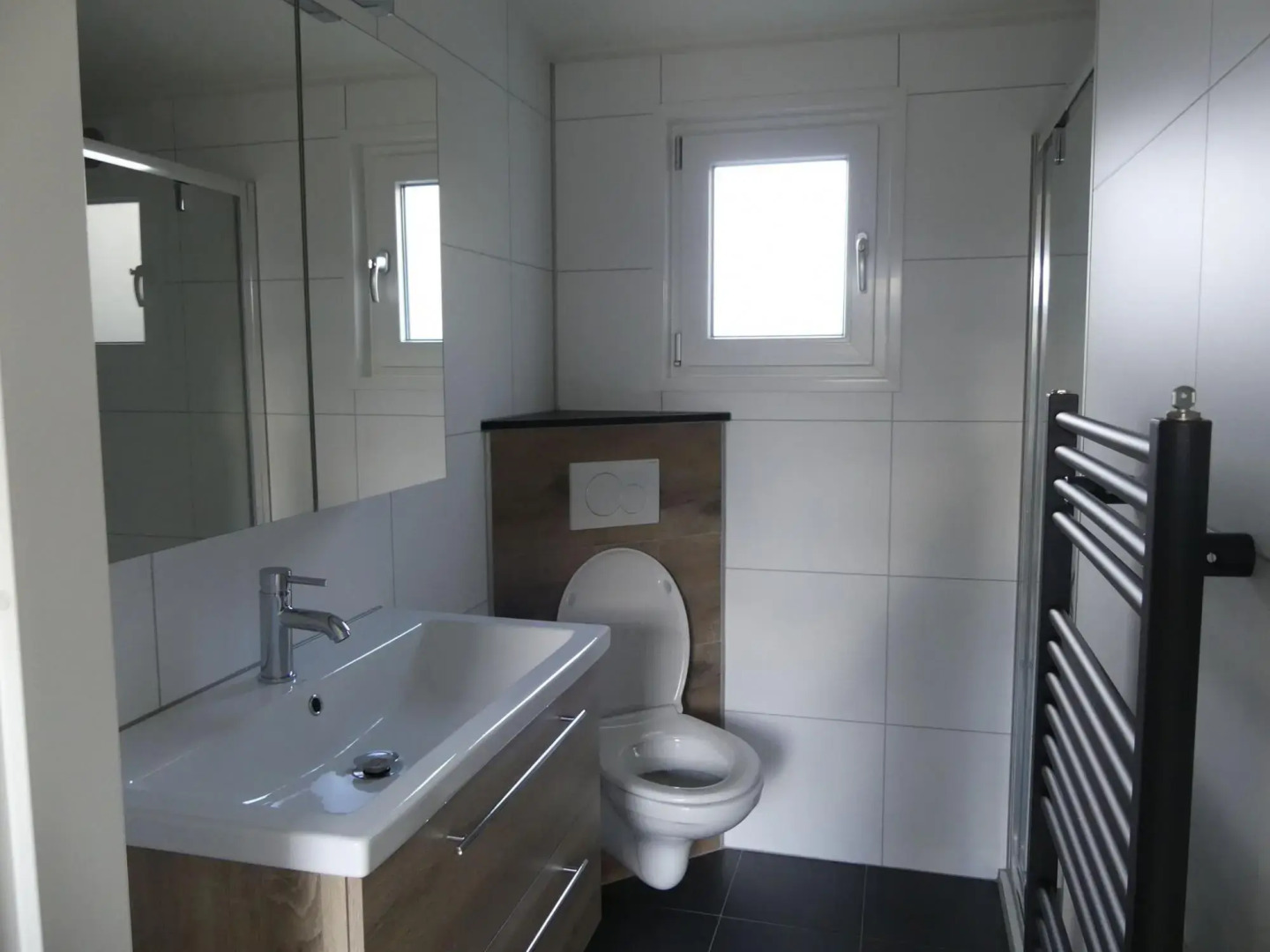 Modern Chalet With A Barbecue At The Forest