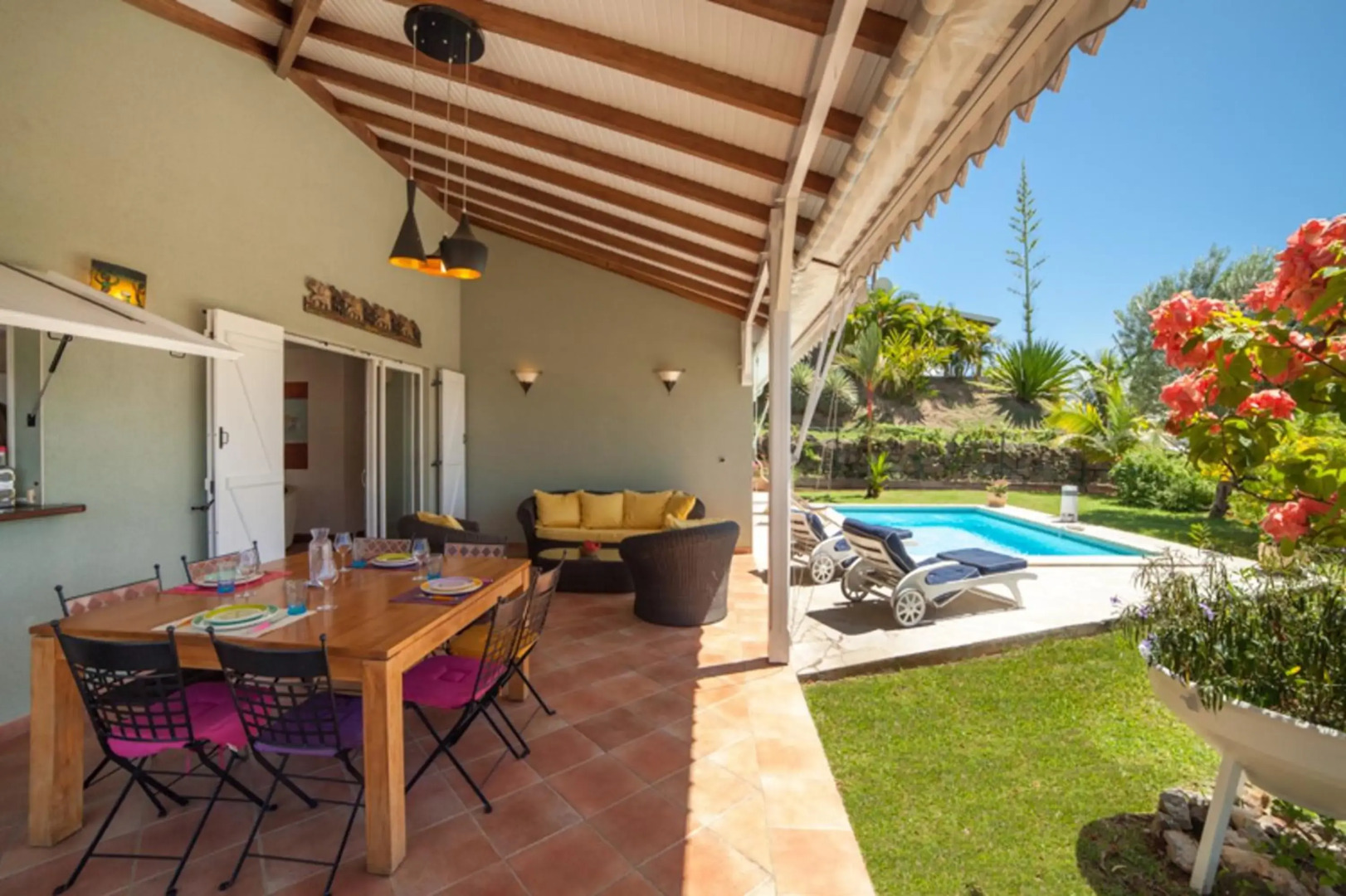 Villa de 3 chambres avec vue sur la mer piscine privee et jardin clos a Le Diamant a 1 km de la plage