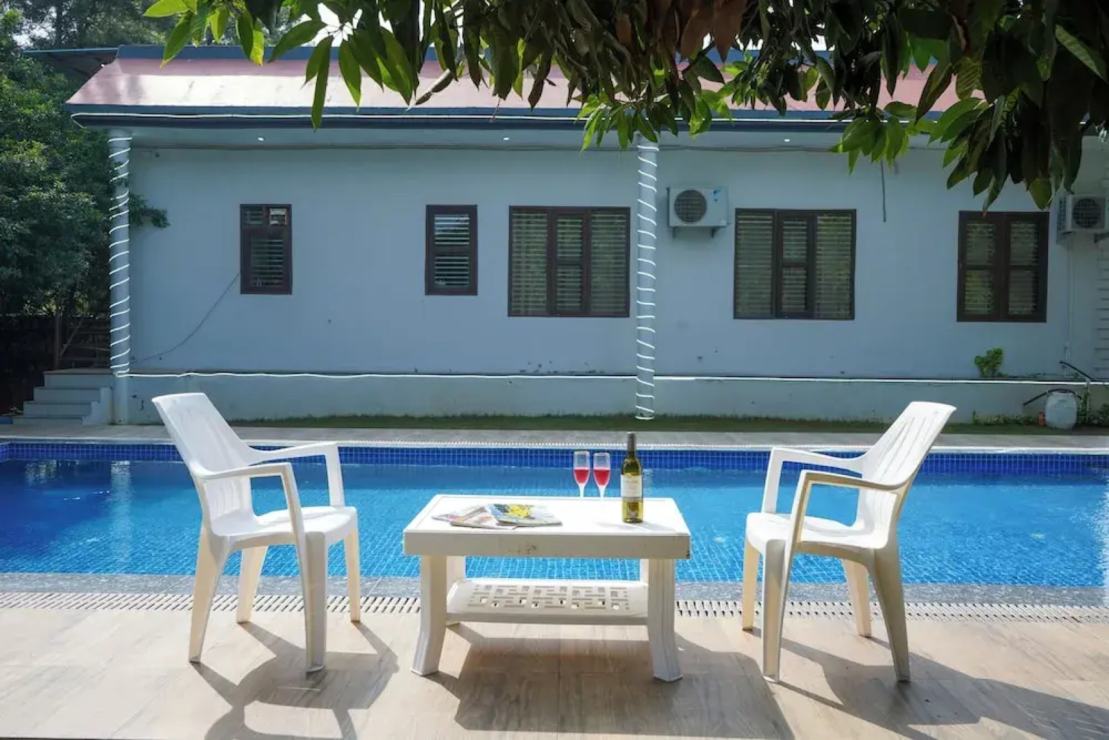 Alaya Stays 5 BHK Pet friendly with pvt pool - Ashirwad Farms