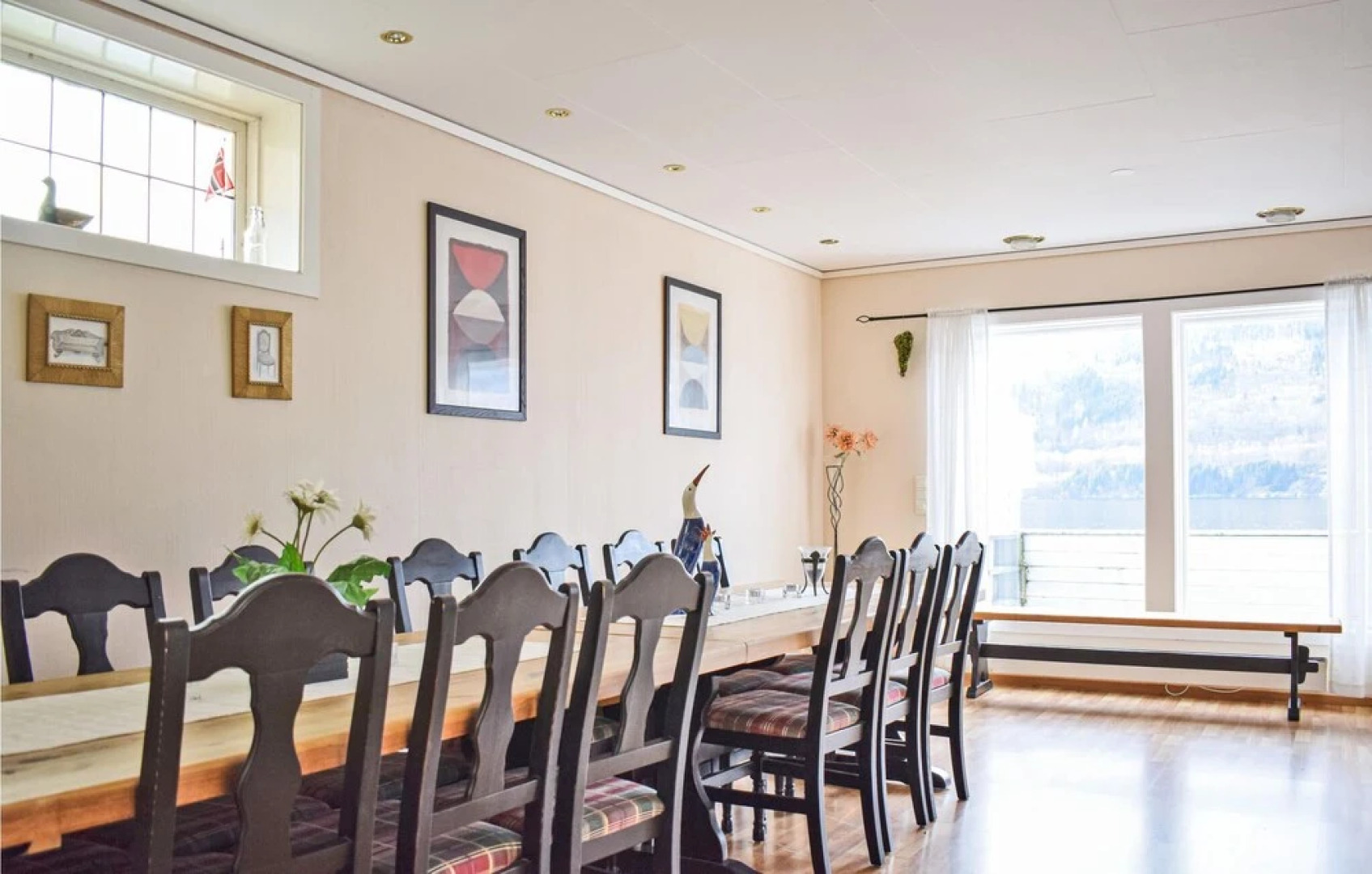 Nice Home in Hovland With 8 Bedrooms and Sauna