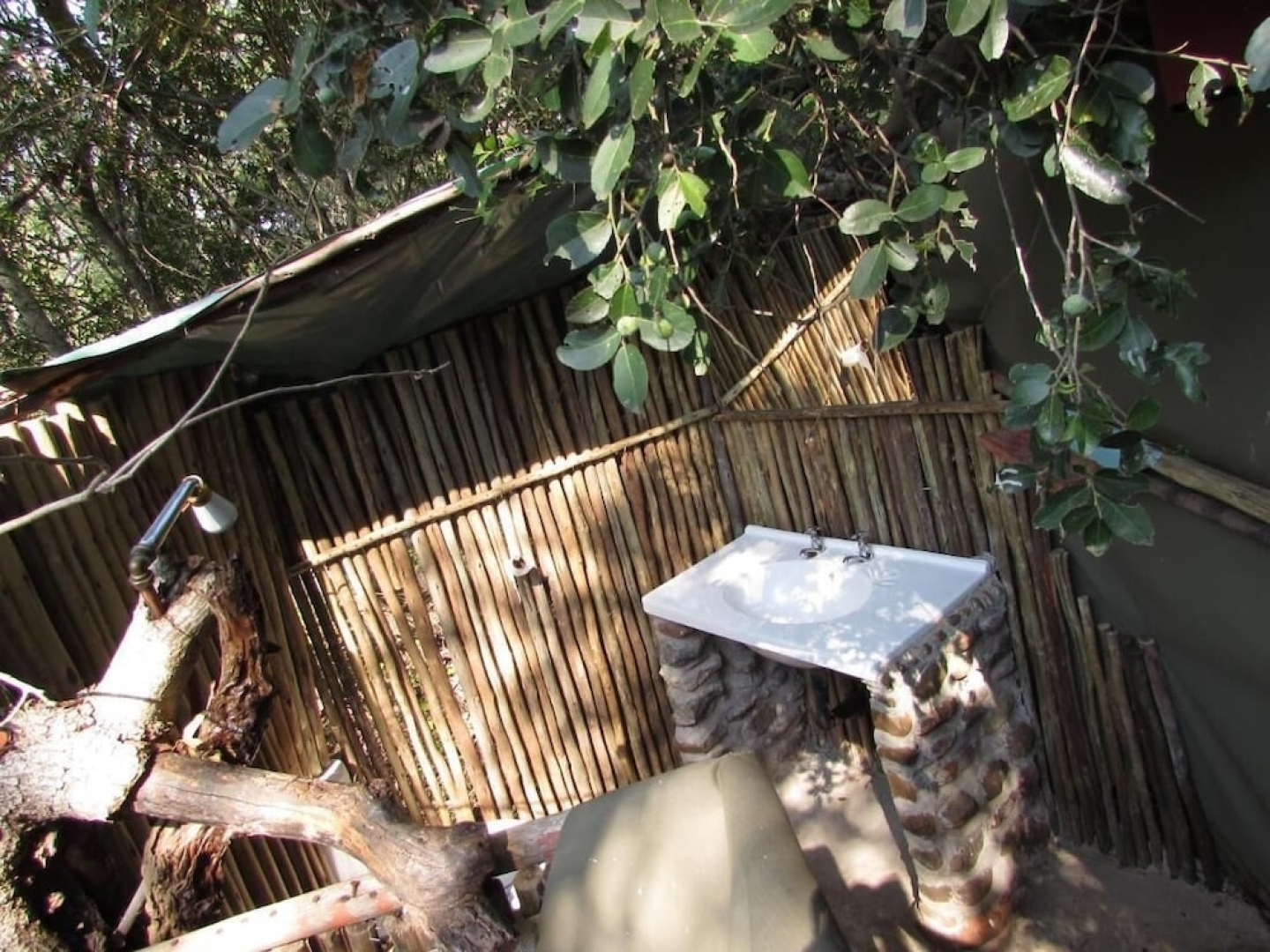 Amanzimlotzi Riverside Bush Tent for 3 Adults in Limpopo, Kruger Park