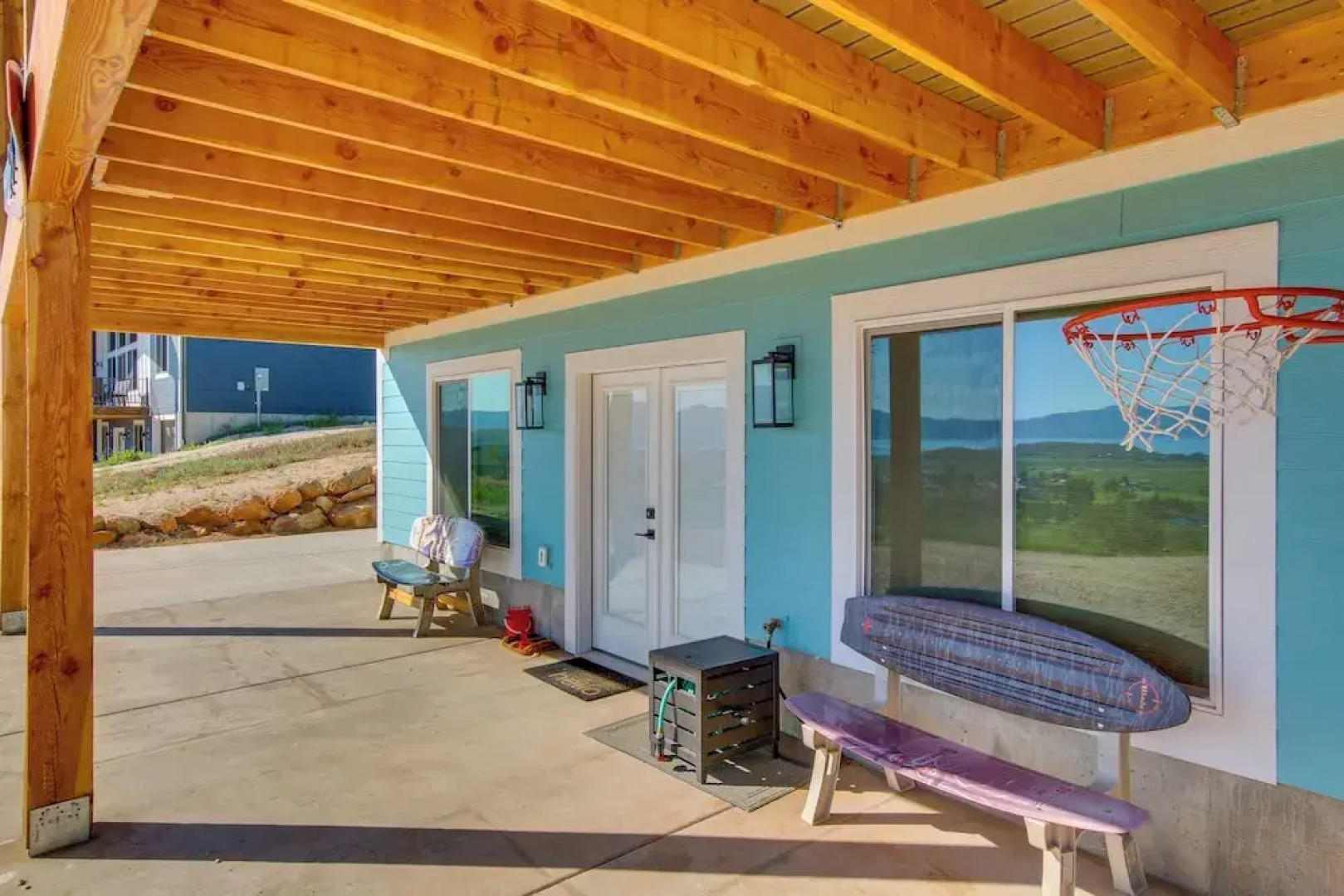 Pool Access & Lake Views: Modern Garden City Home