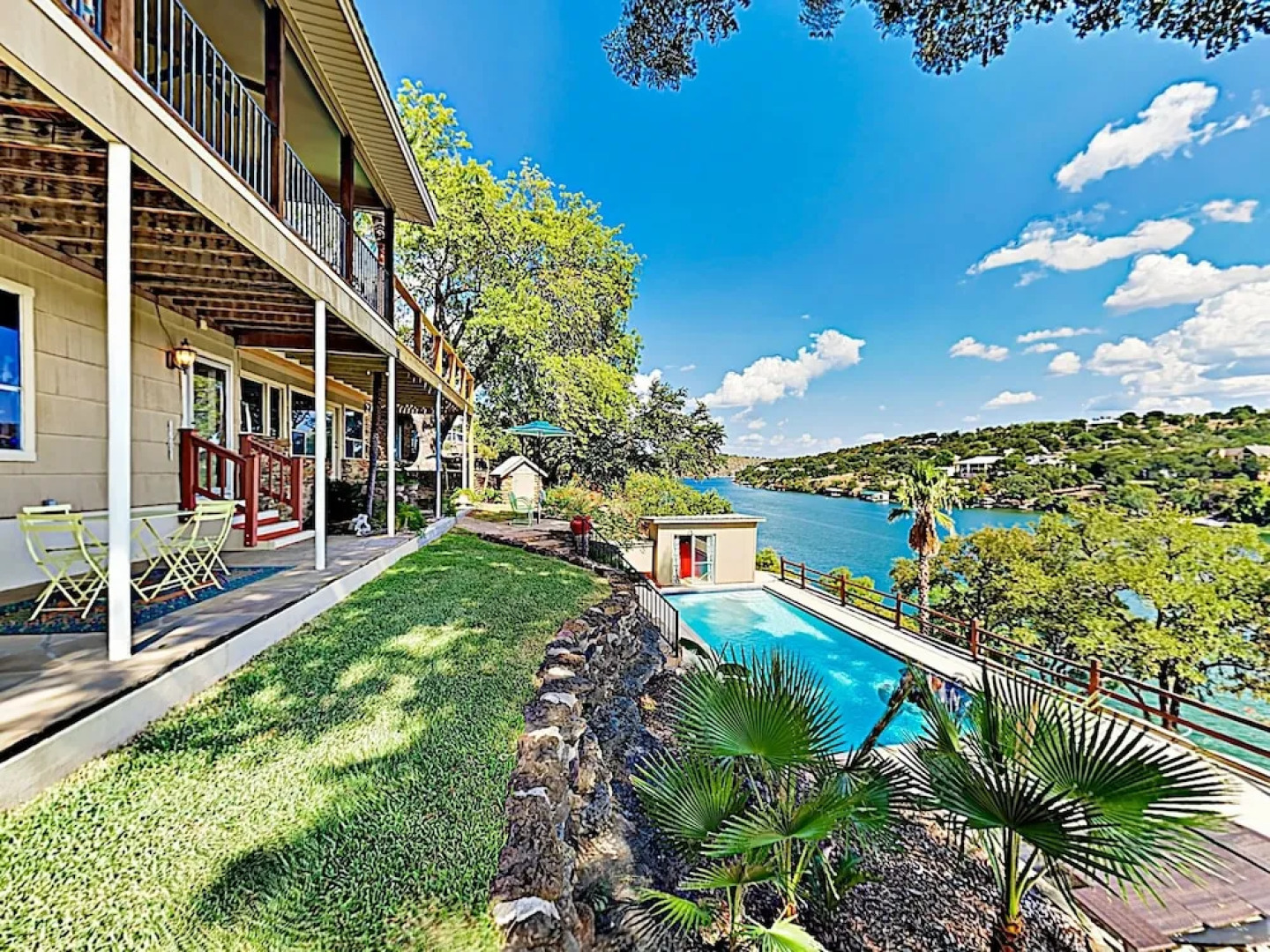 New Listing! Mid-century Modern Lake House W/ Pool 2 Bedroom Home