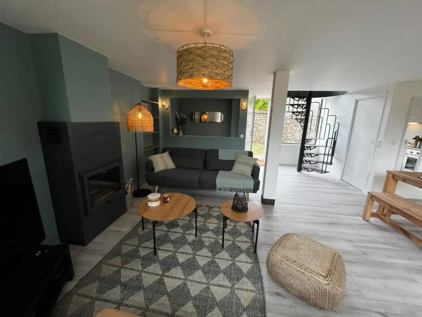 Maison de campagne avec grand jardin