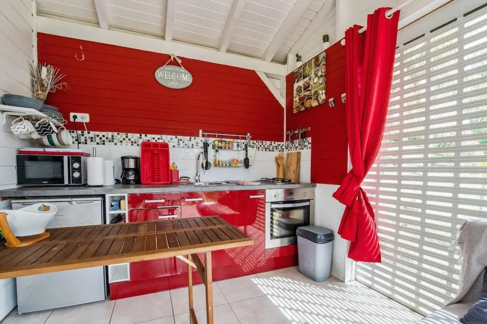 Bungalow With one Bedroom in Petit Bourg, With Pool Access, Enclosed G