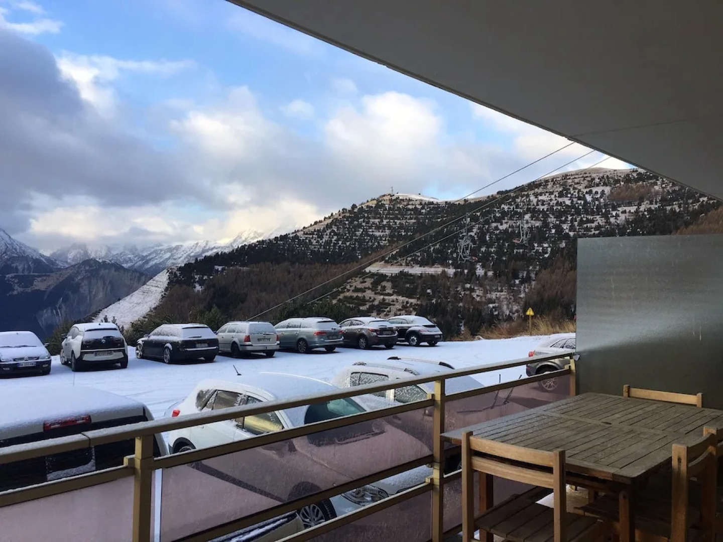 Apartment With one Bedroom in Huez, With Wonderful Mountain View and F
