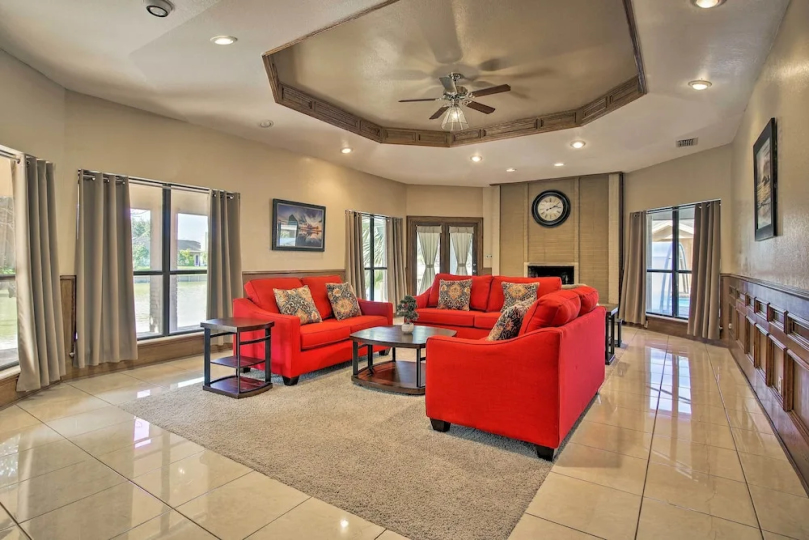 Pool & Game Room: Waterfront Harlingen Home