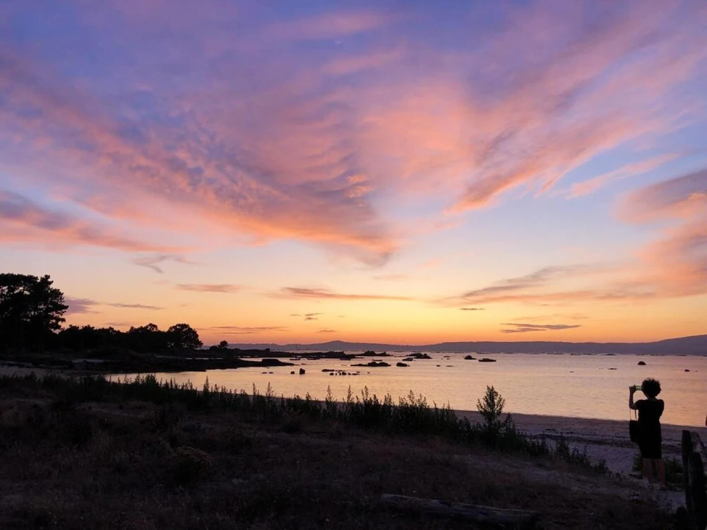 Apartment With 2 Bedrooms in Illa de Arousa, With Wonderful sea View, Furnished Garden and Wifi - 600 m From the Beach