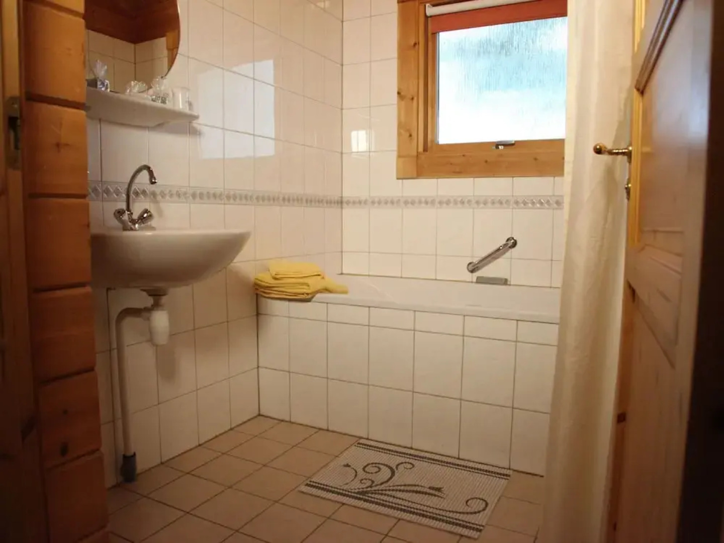 Finnish, Wooden Bungalow With Microwave, Near the Forest