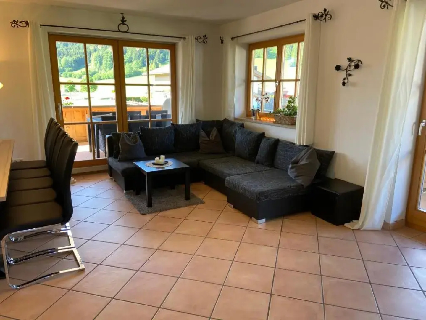 Ferienwohnung mit Bergblick