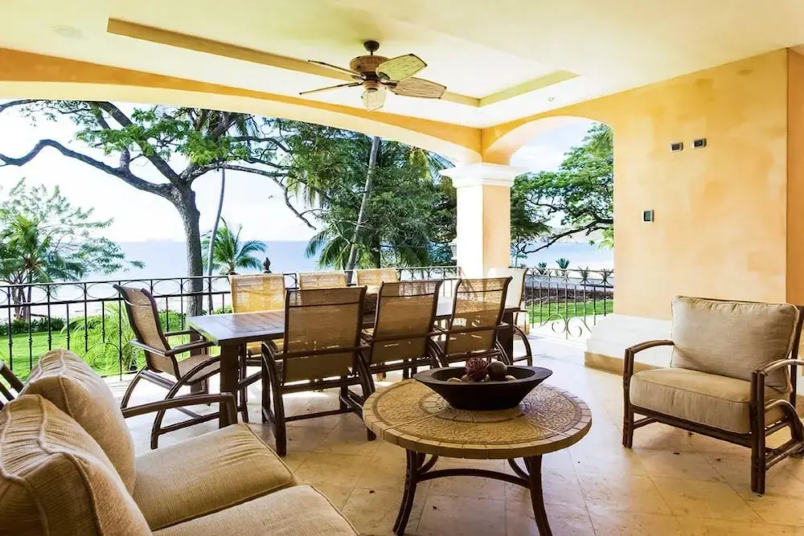 Luxurious Beachfront Mansion with a Stunning Infinity Pool in Playa Flamingo