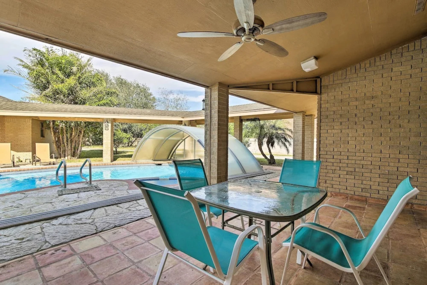 Pool & Game Room: Waterfront Harlingen Home