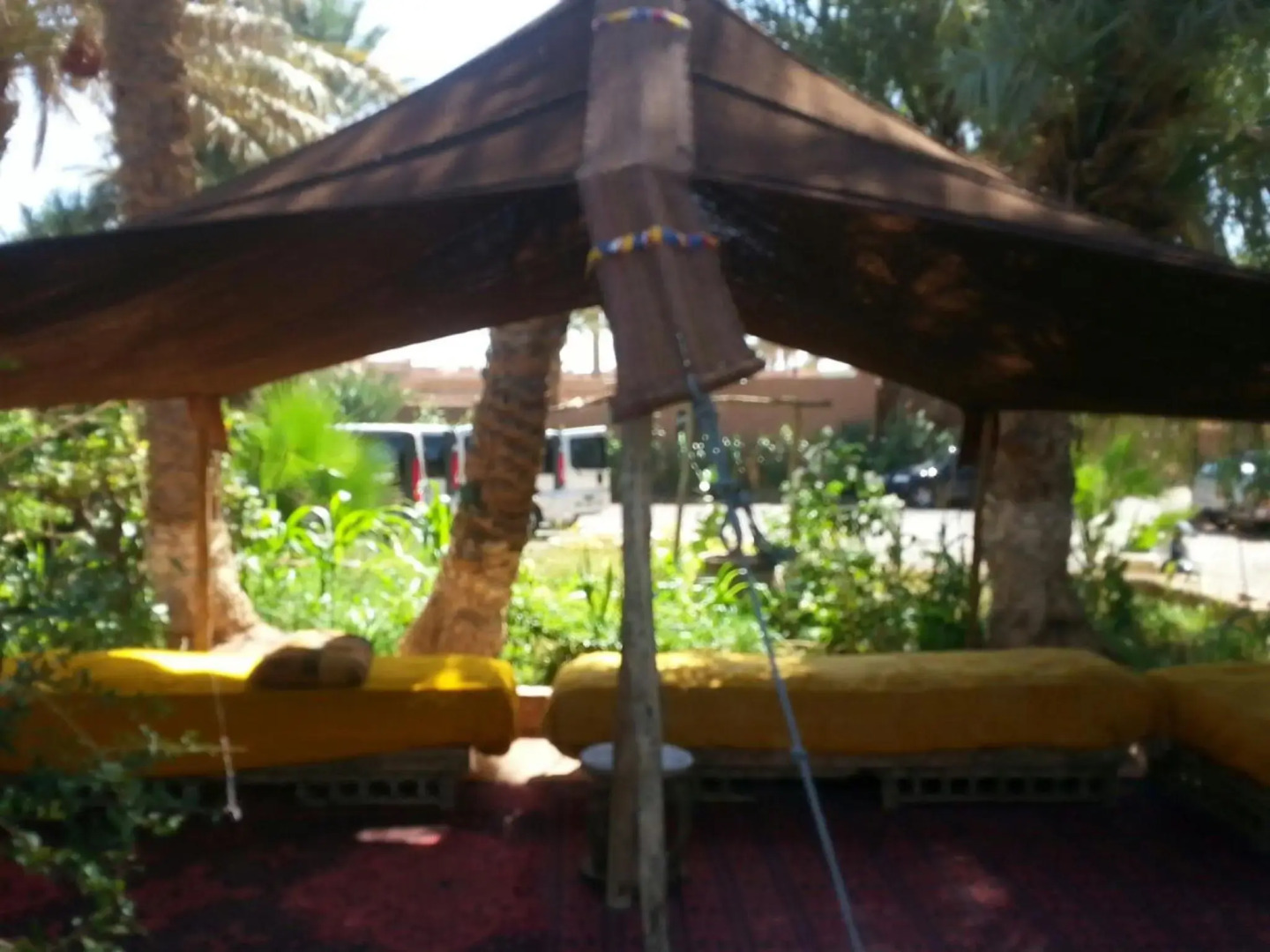 Hostel jnane dar diafa is in the center of tamegrouteface of the bibiotheque