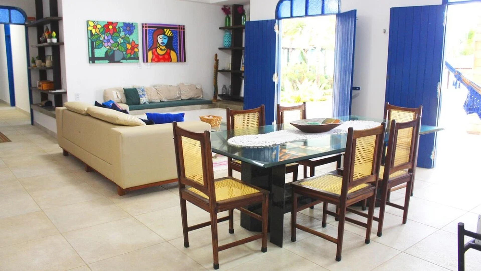 Casa das Cores ao mar Jacumã RN