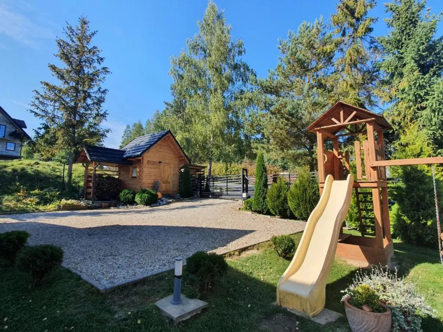 Borowikowe Zacisze drewniane domy z dostępem do balii i sauny