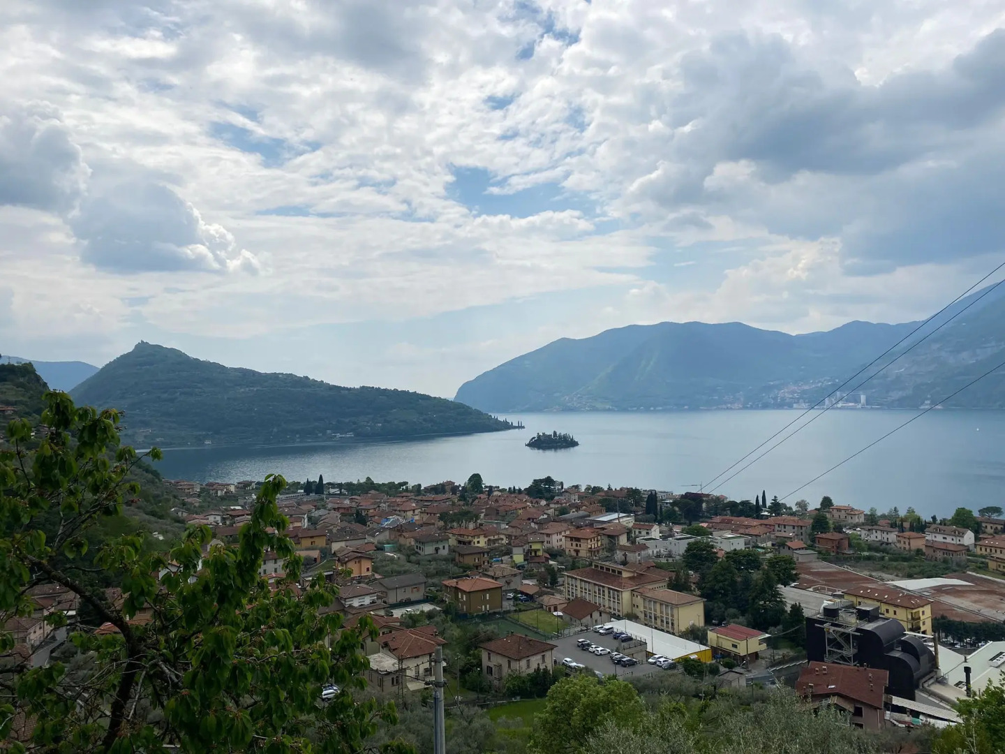 Pleasant holiday home in Marone with balcony/terrace