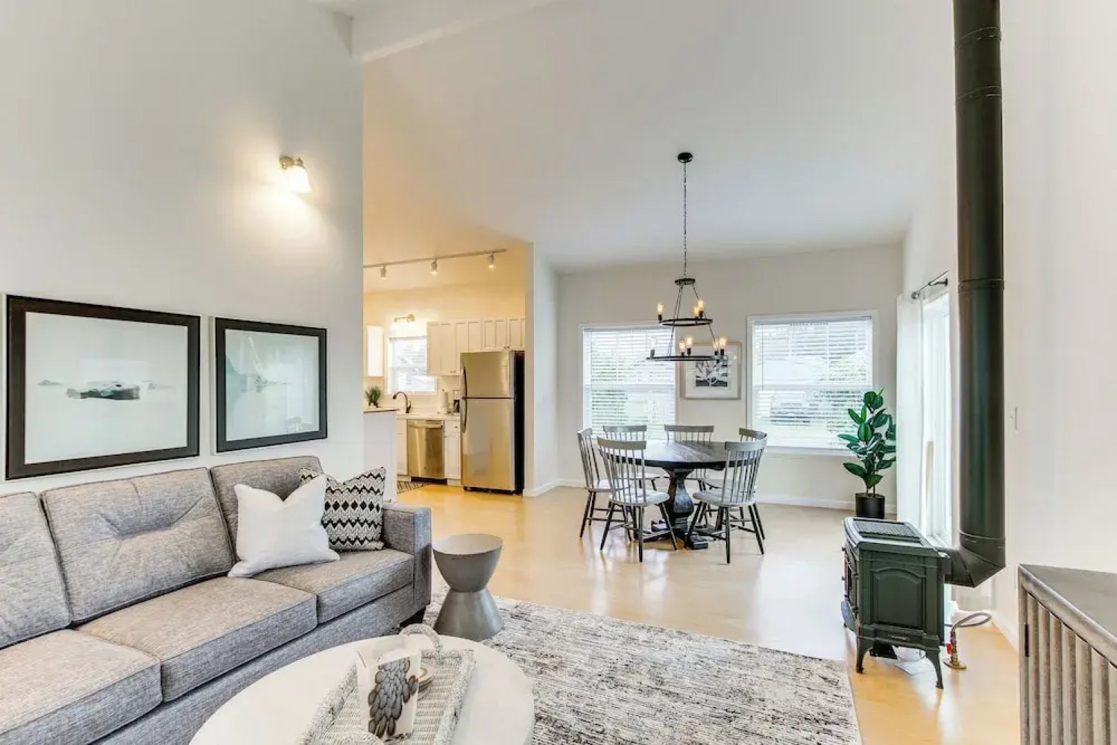 Airy Coastal Escape w/ Deck - Steps to Beach!