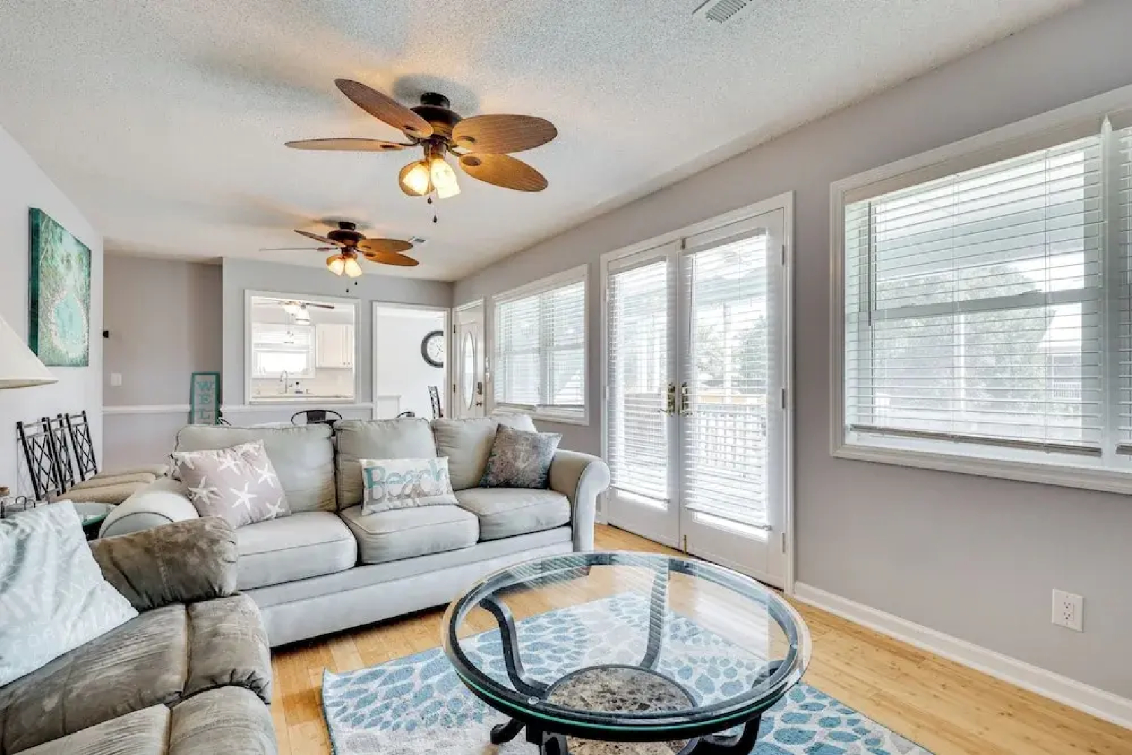 Fenced Yard, 1 Mi to Beach: Oak Island Family Home