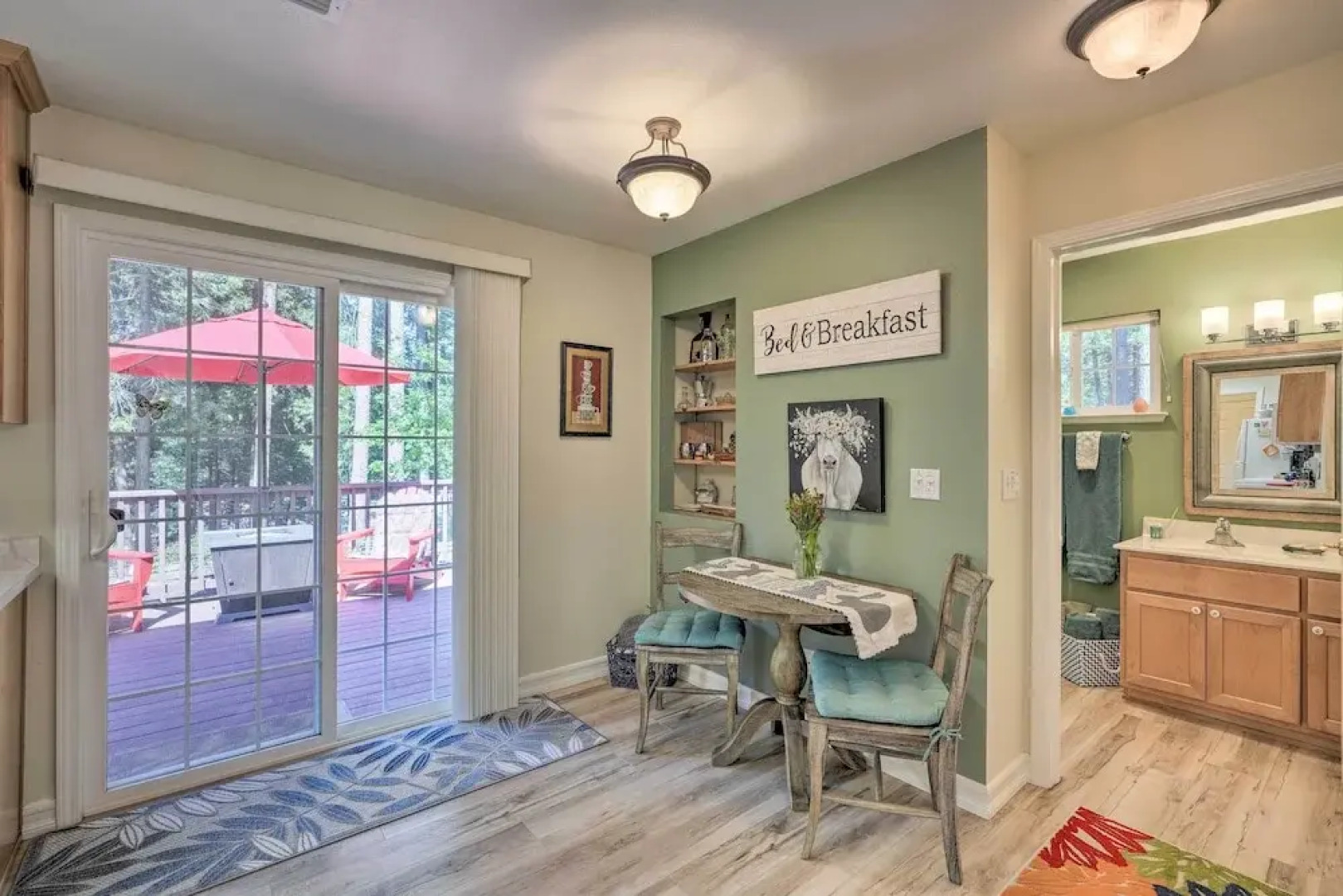 Private Deck: Pollock Pines Apt on 5 Acres