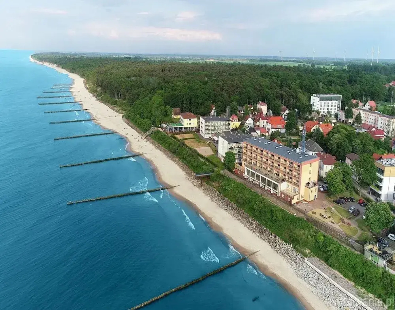 Single-story Holiday Home Near the Sea, Ustronie