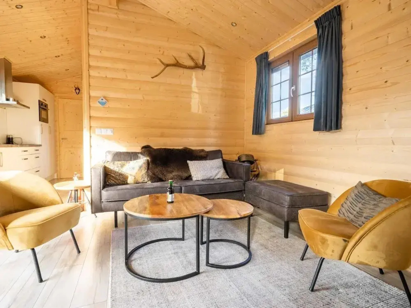 Wooden Chalet with Dishwasher near De Veluwe National Park