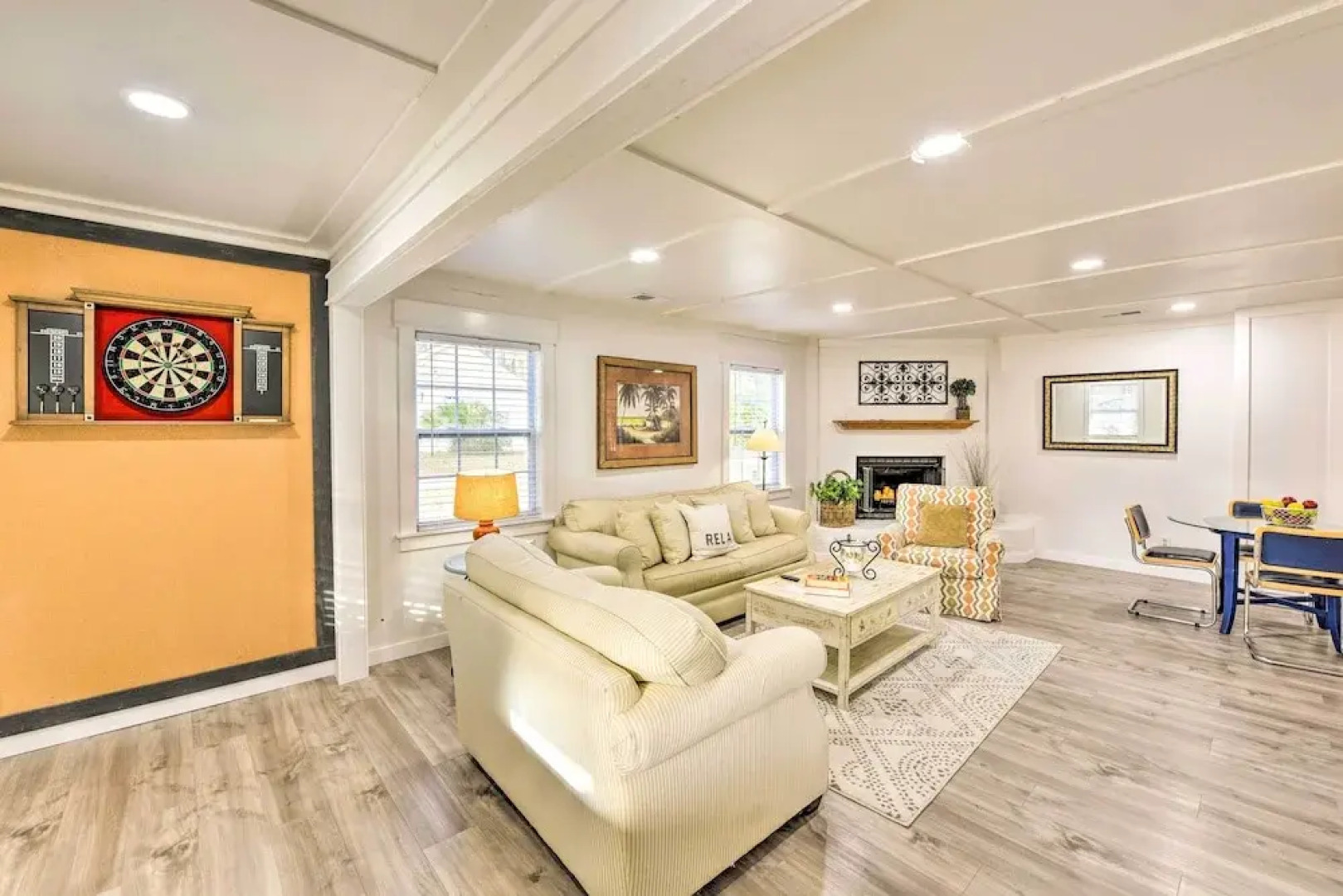 Bright Beaufort Home w/ Porch & Fire Pit!