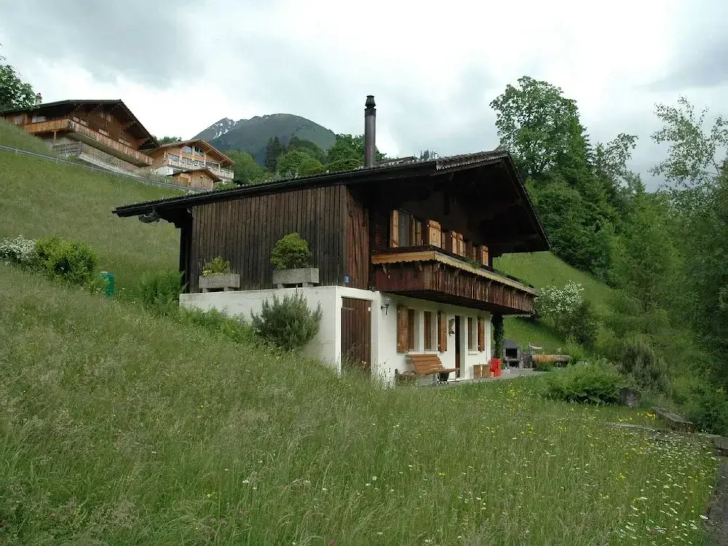Detached Chalet With View of the Alps, Large Terrace and Veranda