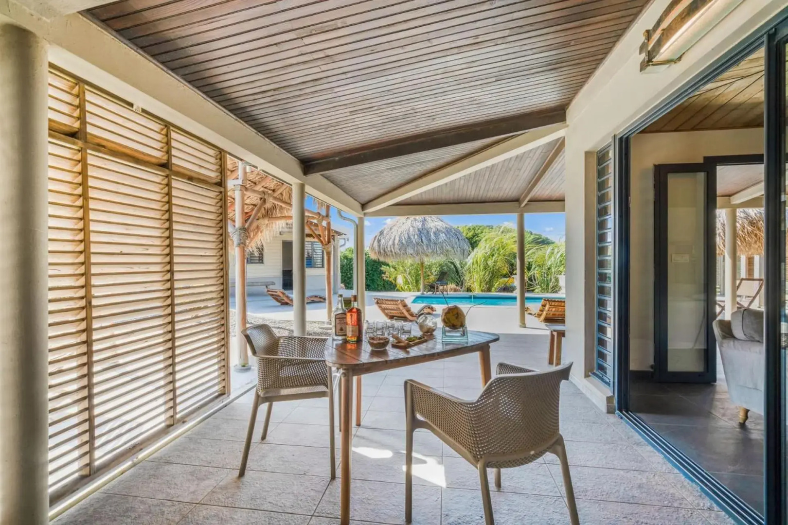 Villa Latitude 14.54 : 4 ch, piscine, vue mer, spot de kitesurf