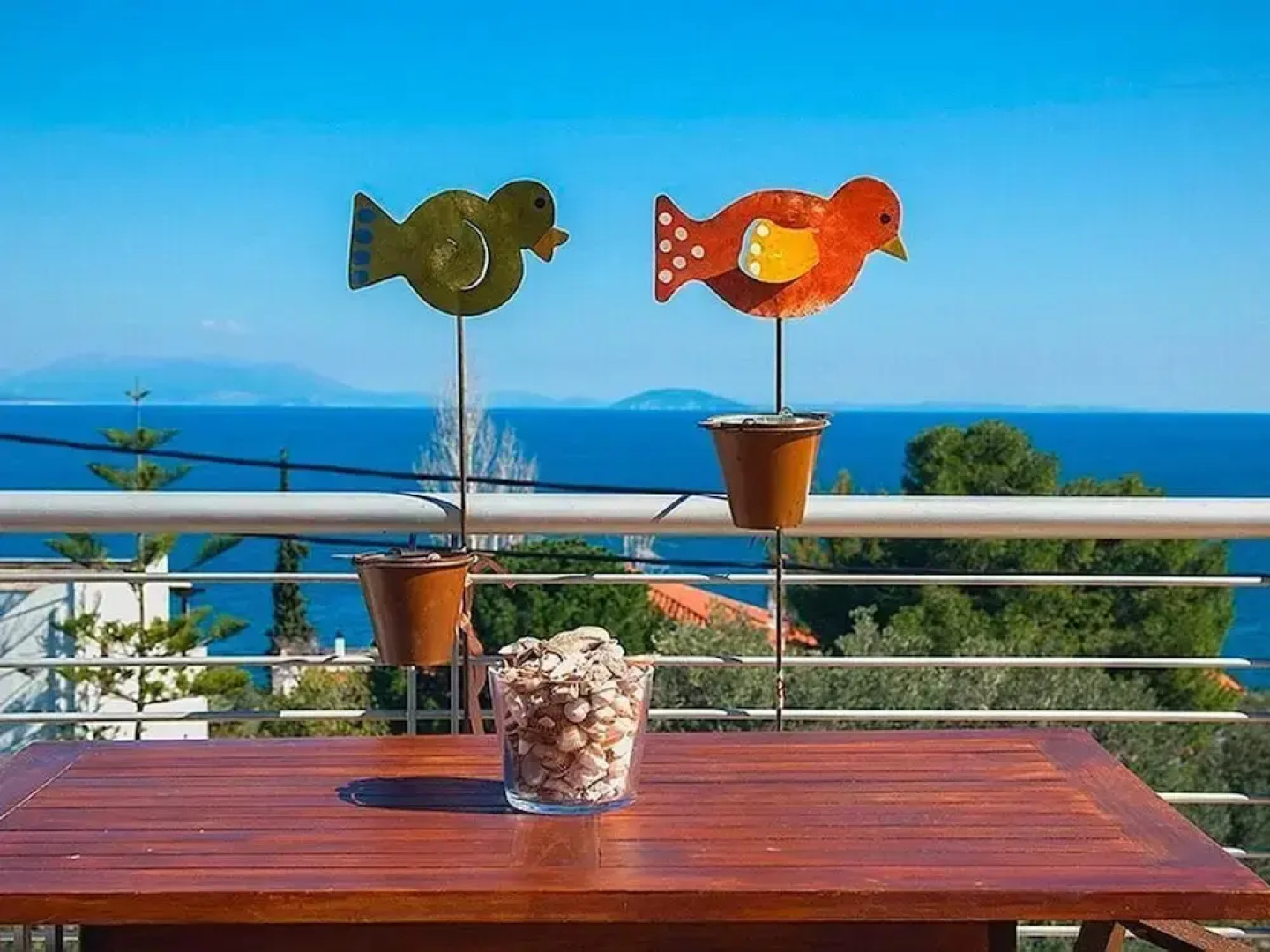 Anna's Sea View Apartment Balcony of Xiropigado