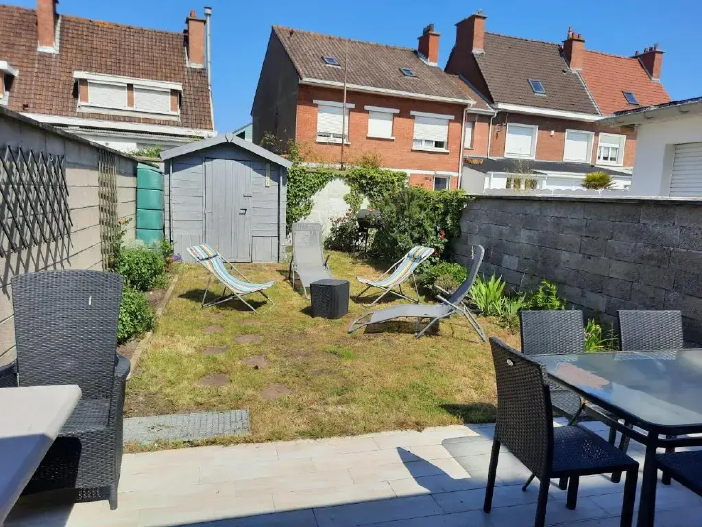 Maison Chez Lili à 200 m de la plage ,jardin privé et clos
