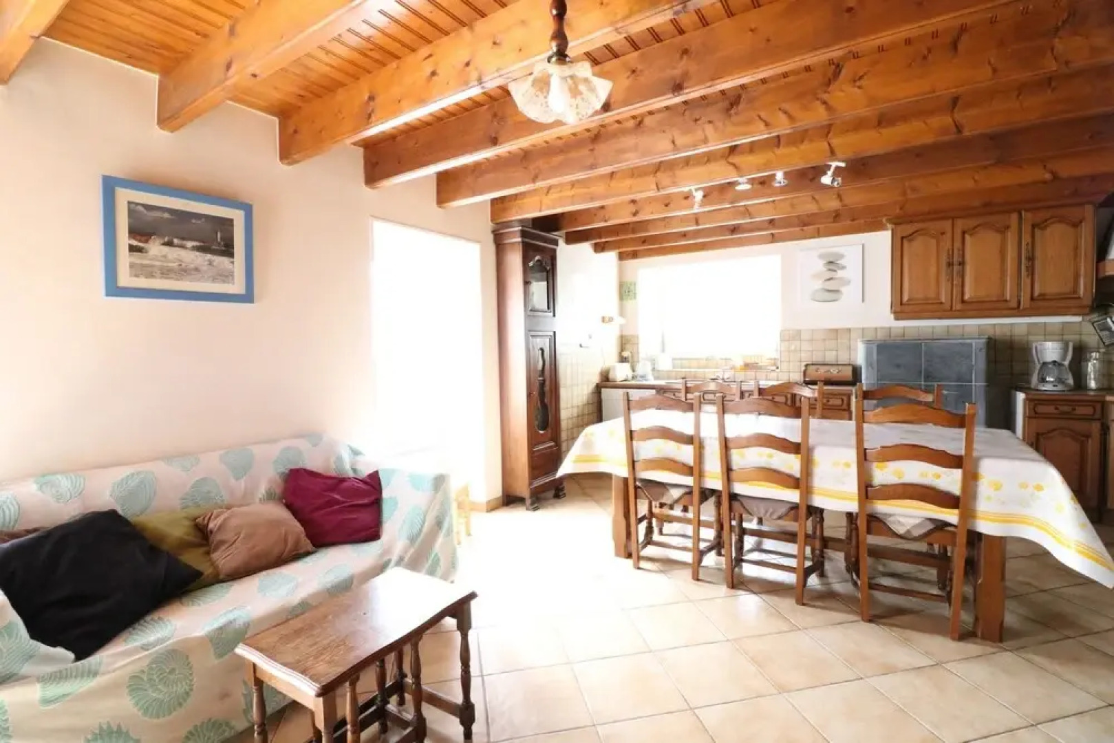 House With 3 Rooms in Audierne, With Wonderful City View, Terrace and