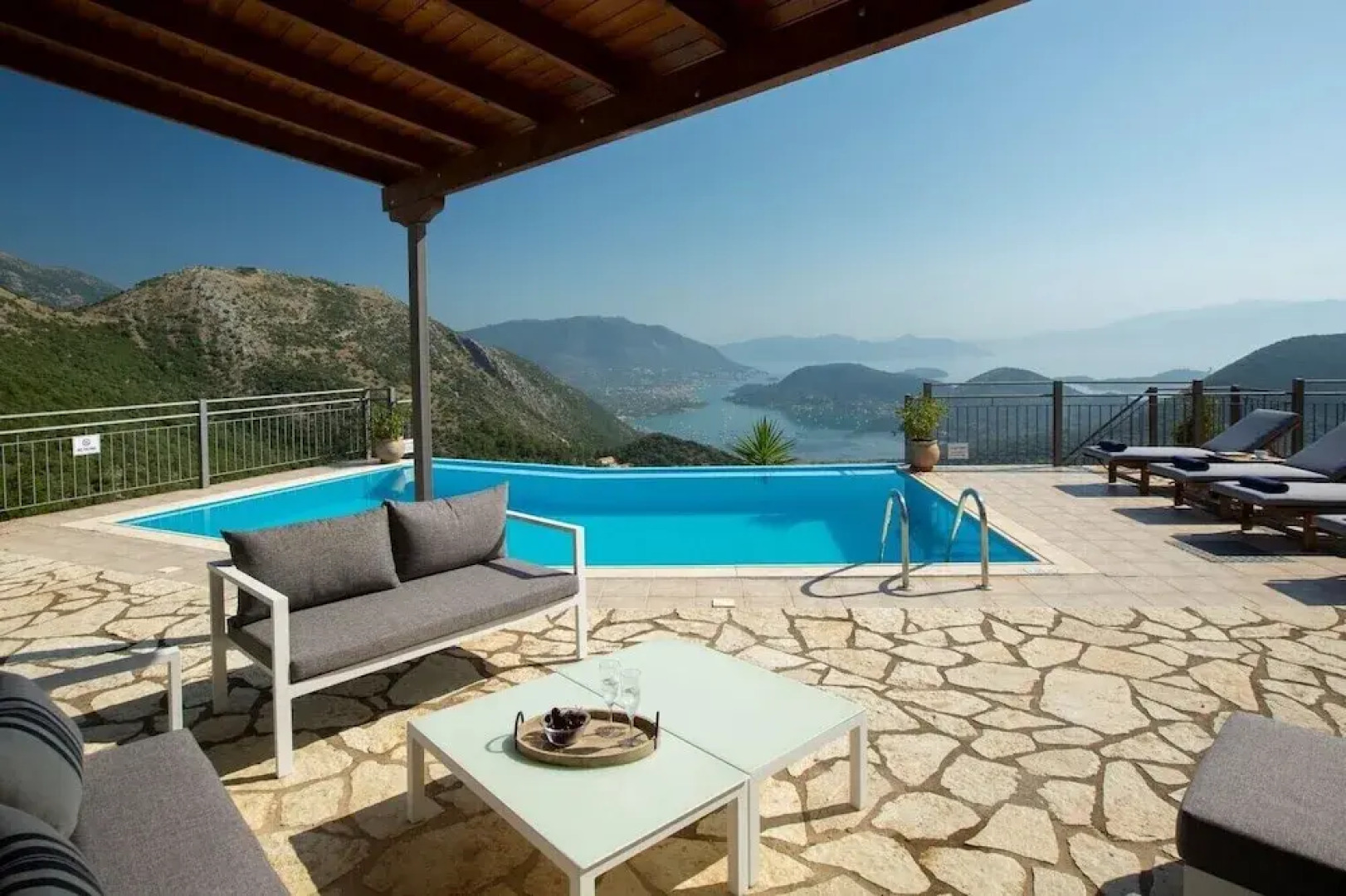 Luxury Villa With Stunning Views in Lefkada