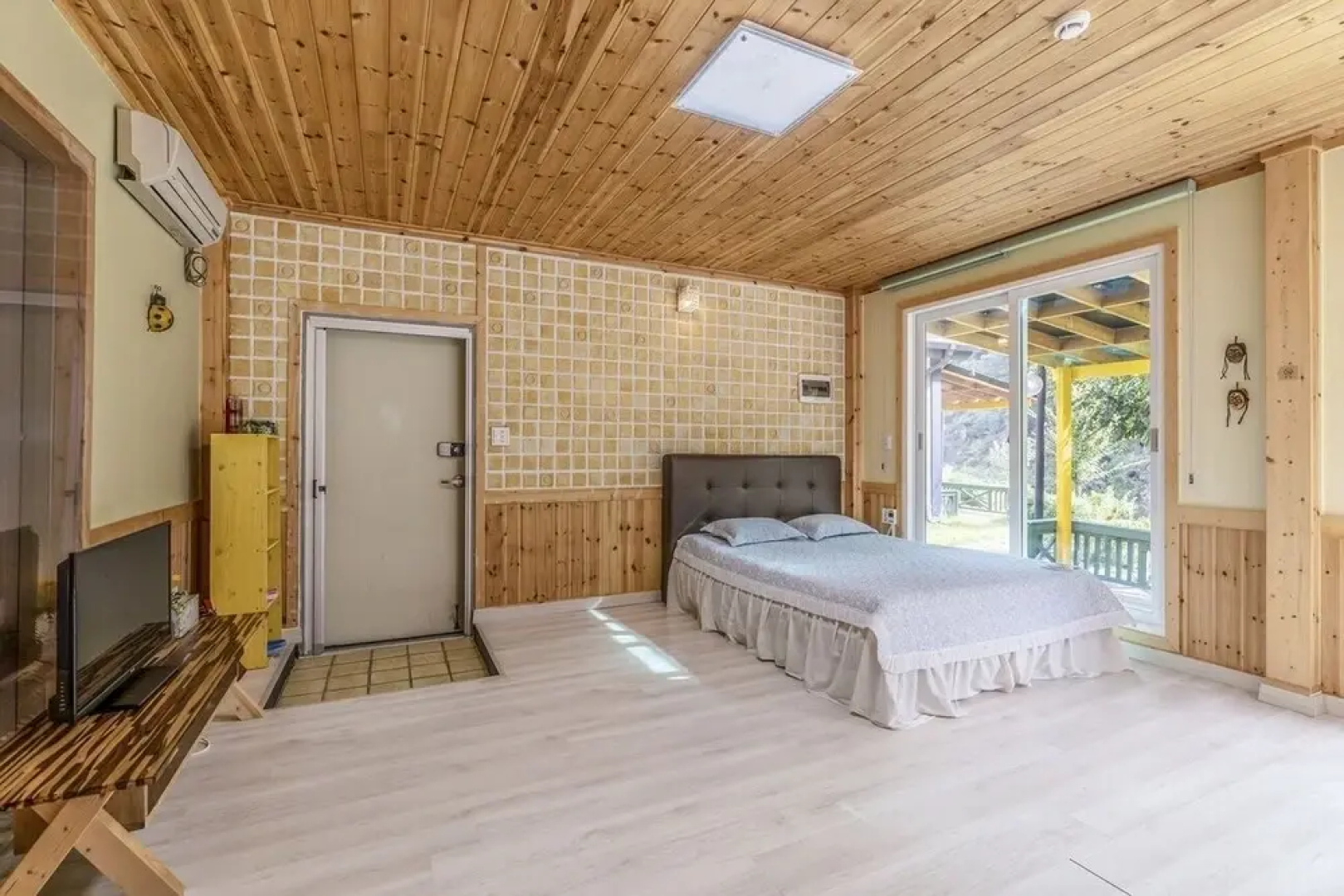 White Pension in Forest