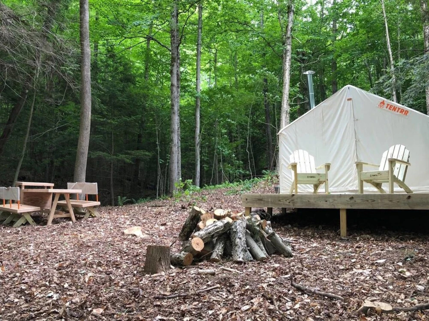 Tentrr â Hidden Hoosic Riverside Camp