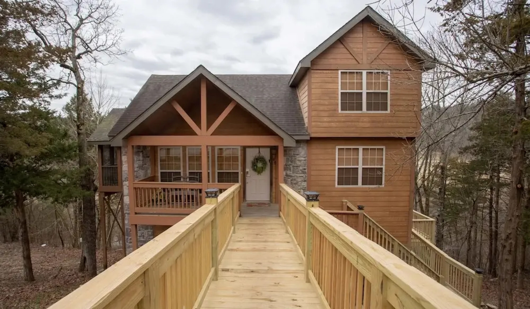 Whispering Woods Lodge by RedAwning