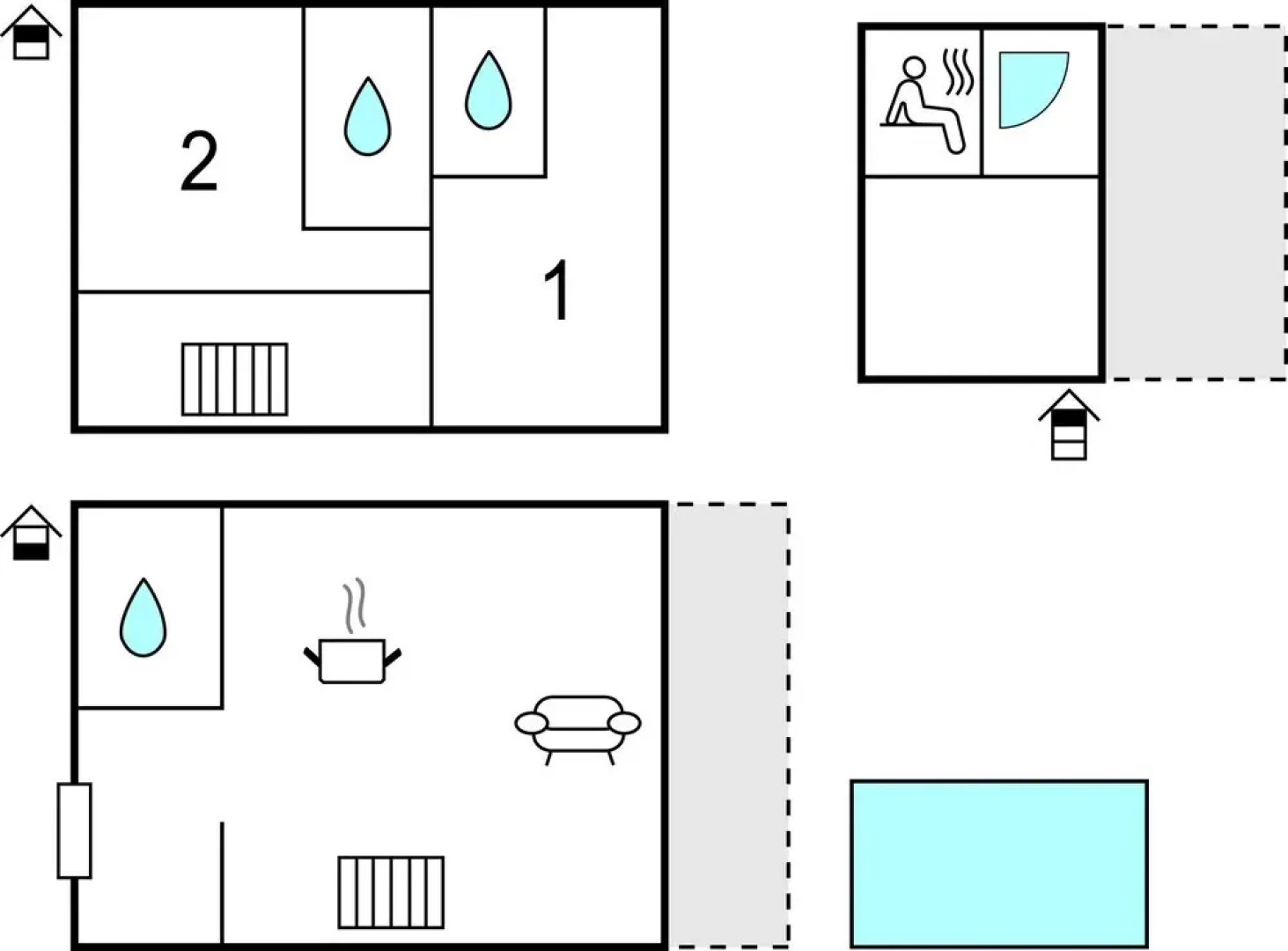 Nice Home in Peroj With Outdoor Swimming Pool, Wifi and 2 Bedrooms