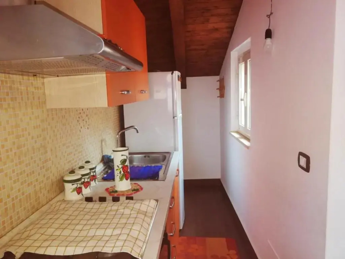 2 bedrooms appartement with furnished balcony and wifi at Casalvecchio Siculo 6 km away from the beach