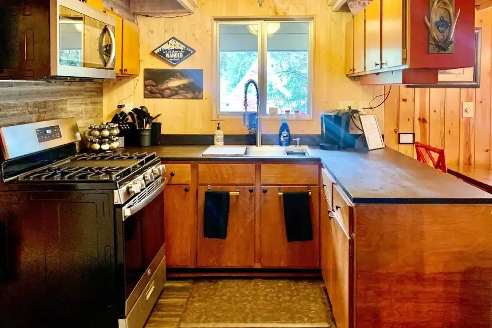 Cozy A-frame w/ Hot Tub, Fire Pit, & Fireplace!