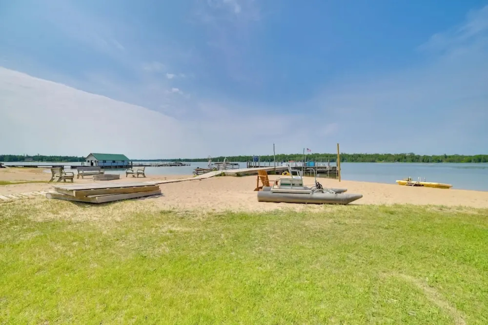 Beach & Dock Access: Upper Peninsula Cabin Retreat