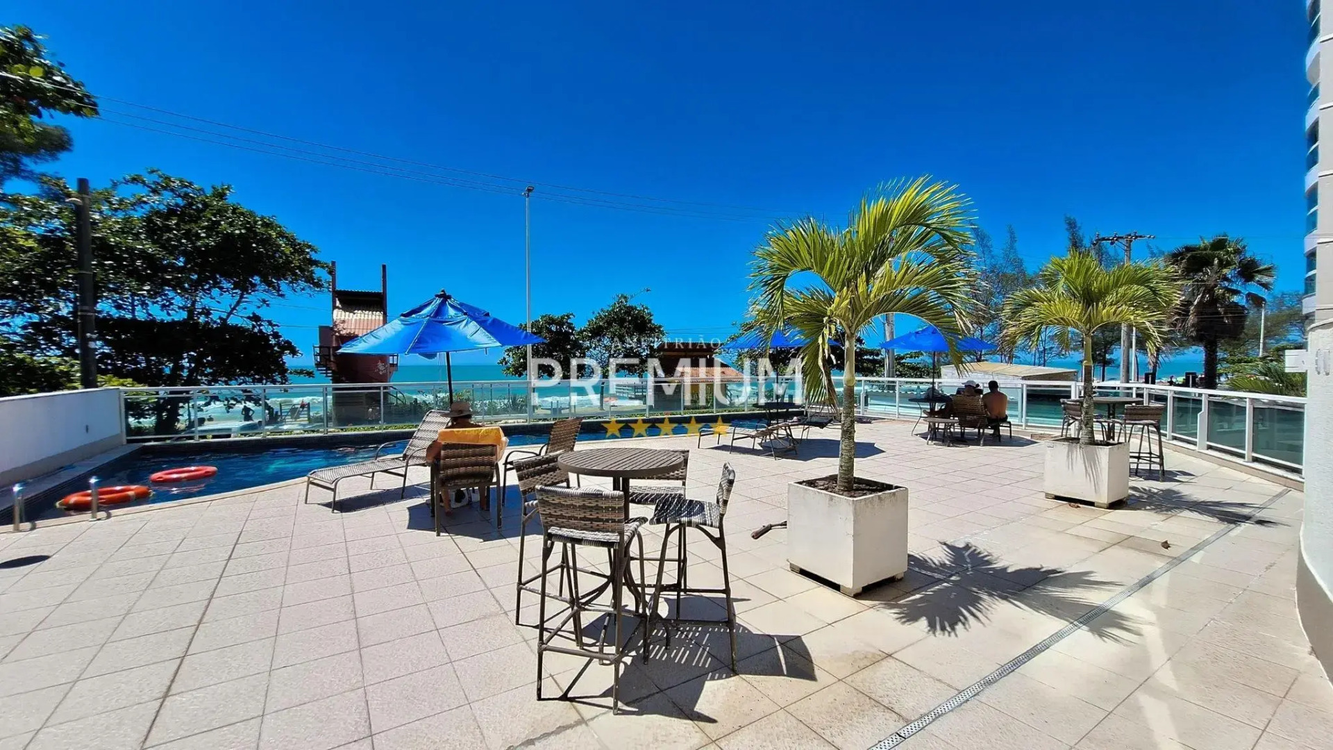 Studio pé na areia, vista, internet e ar