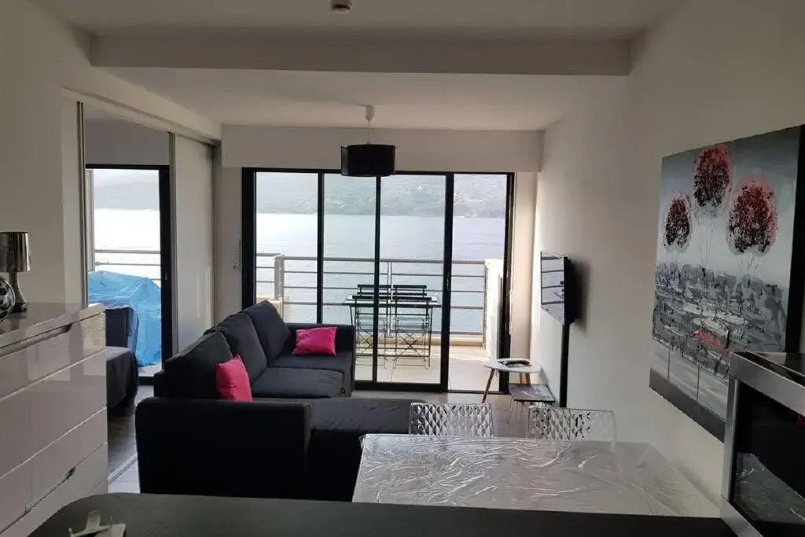 Appartement T2 terrasse vue mer à 180