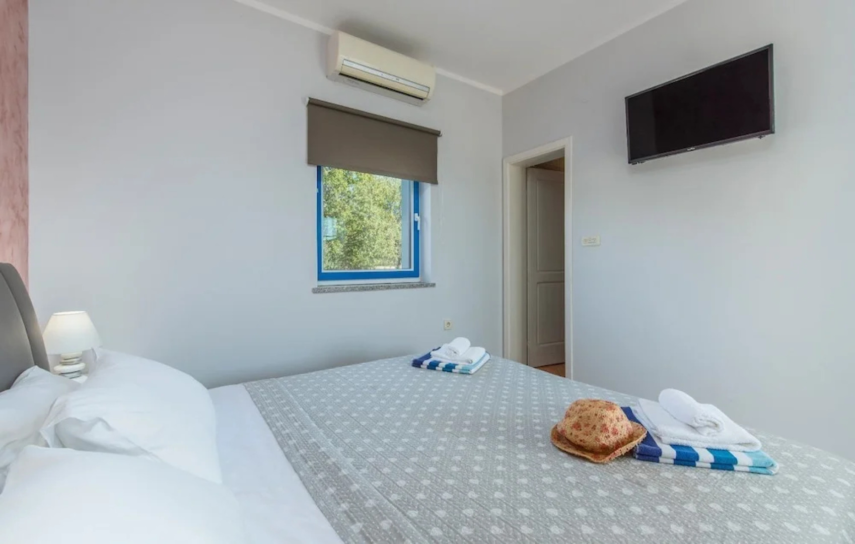 Newly built stone villa Mia with garden and pool