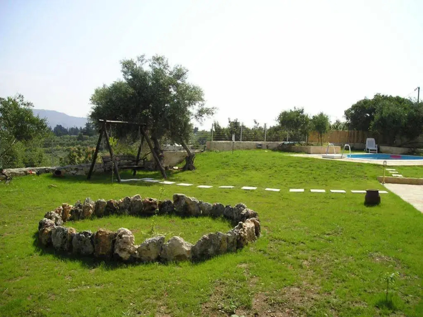 Villa Aloni-traditional Stone Villa With Nice View,pool and Garden